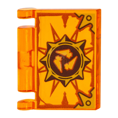 Книга Lego Nexo Knights Book of Destruction 24093pb007 6138486 6134987 6138666 Trans-Orange Б/У - Retromagaz