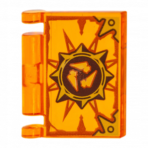 Книга Lego Nexo Knights Book of Destruction 24093pb007 6138486 6134987 6138666 Trans-Orange Б/У - Retromagaz