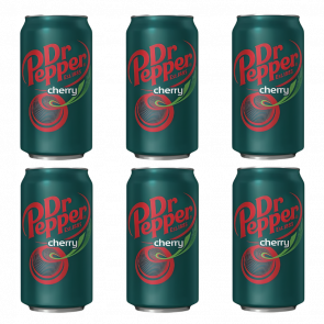 Набор Напиток Dr Pepper Cherry 330ml 6шт - Retromagaz