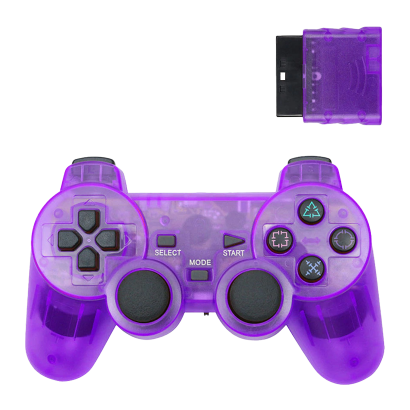 Геймпад Беспроводной RMC PlayStation 2 Purple Новый - Retromagaz