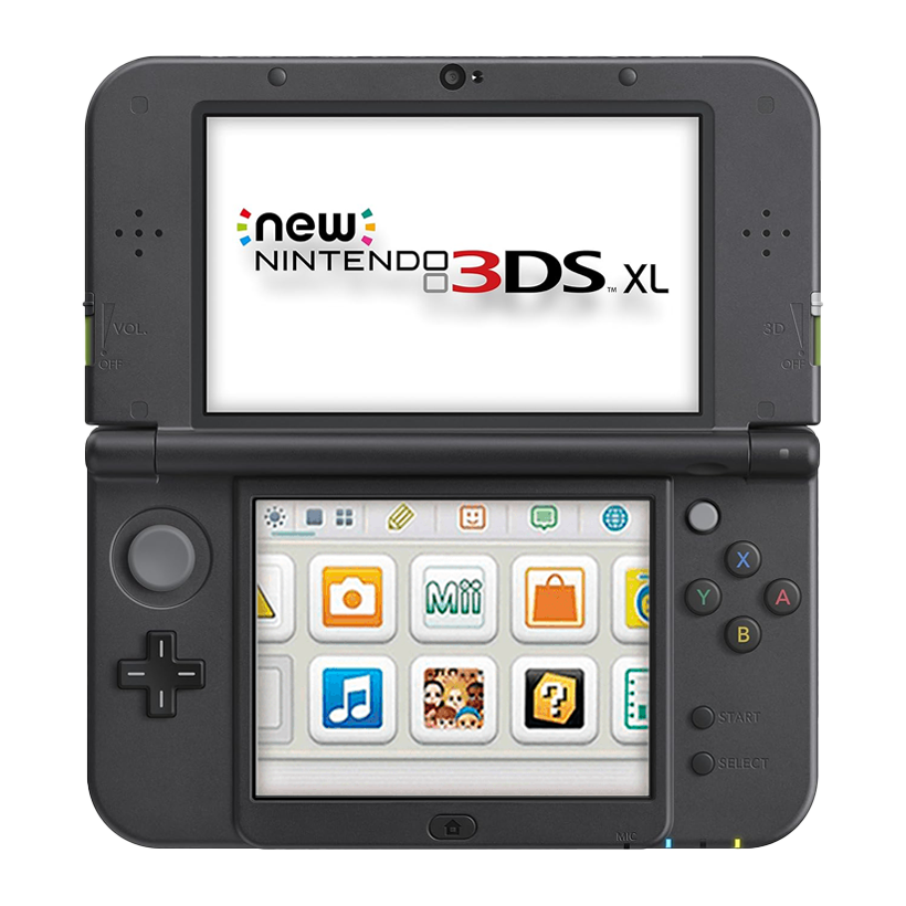 Консоль Nintendo 3DS XL New Monster Hunter 4G Limited Edition Модифікована 32GB Silver Black + 10 Вбудованих Ігор Б/У - Retromagaz