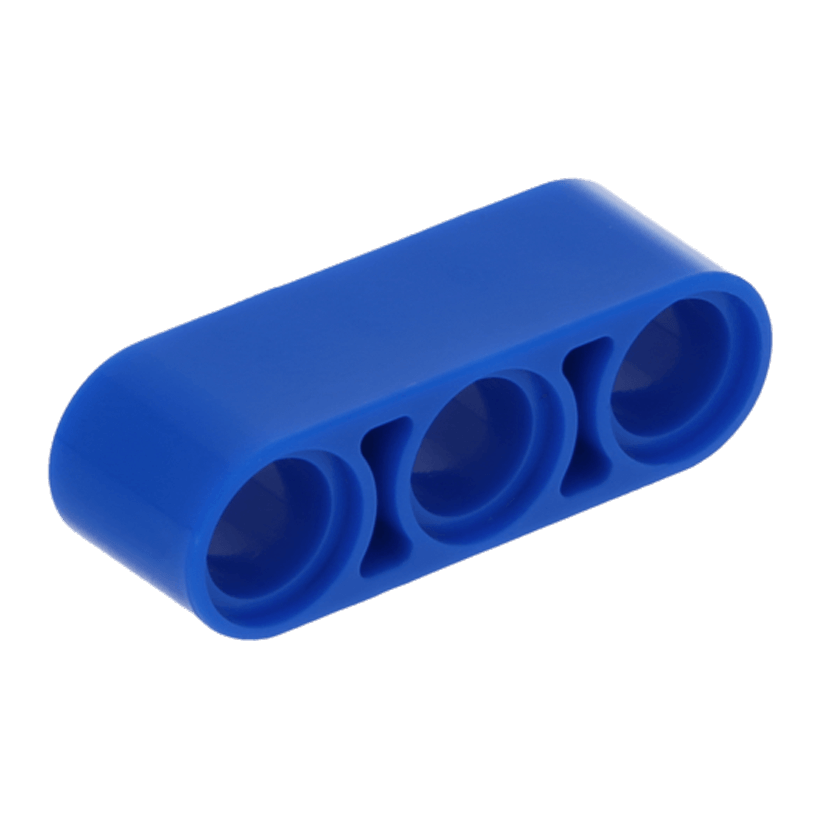Technic 50шт Lego Балка Толстая Прямая 1 x 3 32523 17141 41482 3252323 4144284 4509376 Blue Б/У - Retromagaz