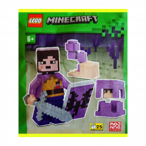 Конструктор Lego Фігурка End Warrior with Shulker Paper Bag Minecraft 662413 Новий