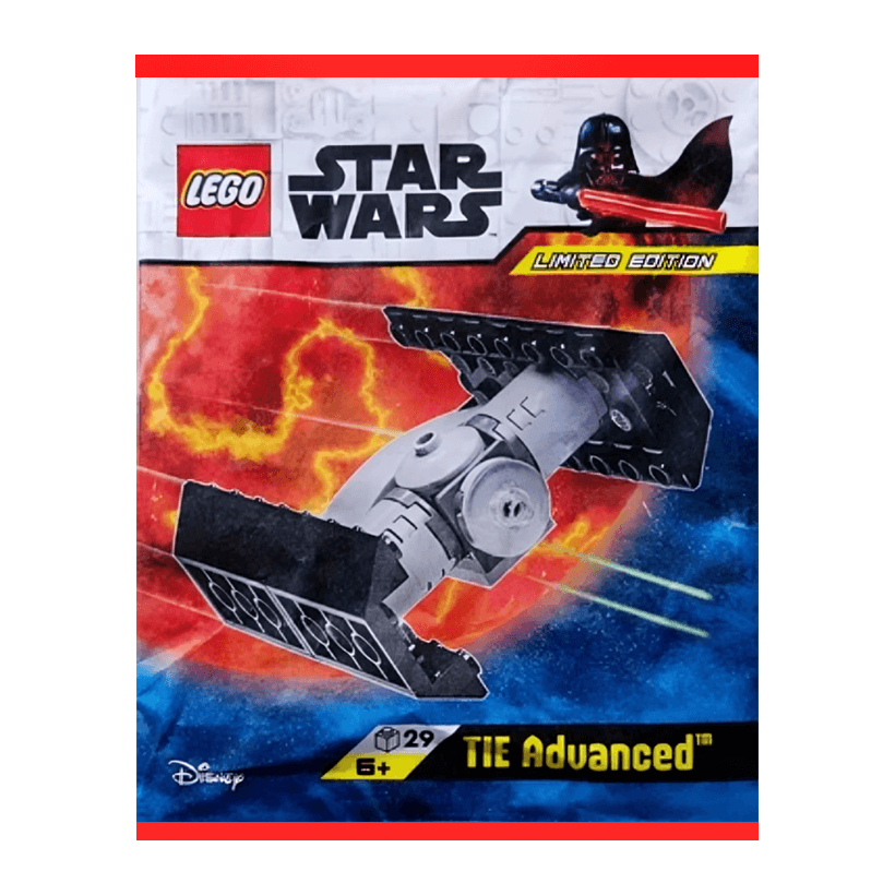 Конструктор Lego TIE Advanced Mini Paper Bag Star Wars 912311 Новый - Retromagaz
