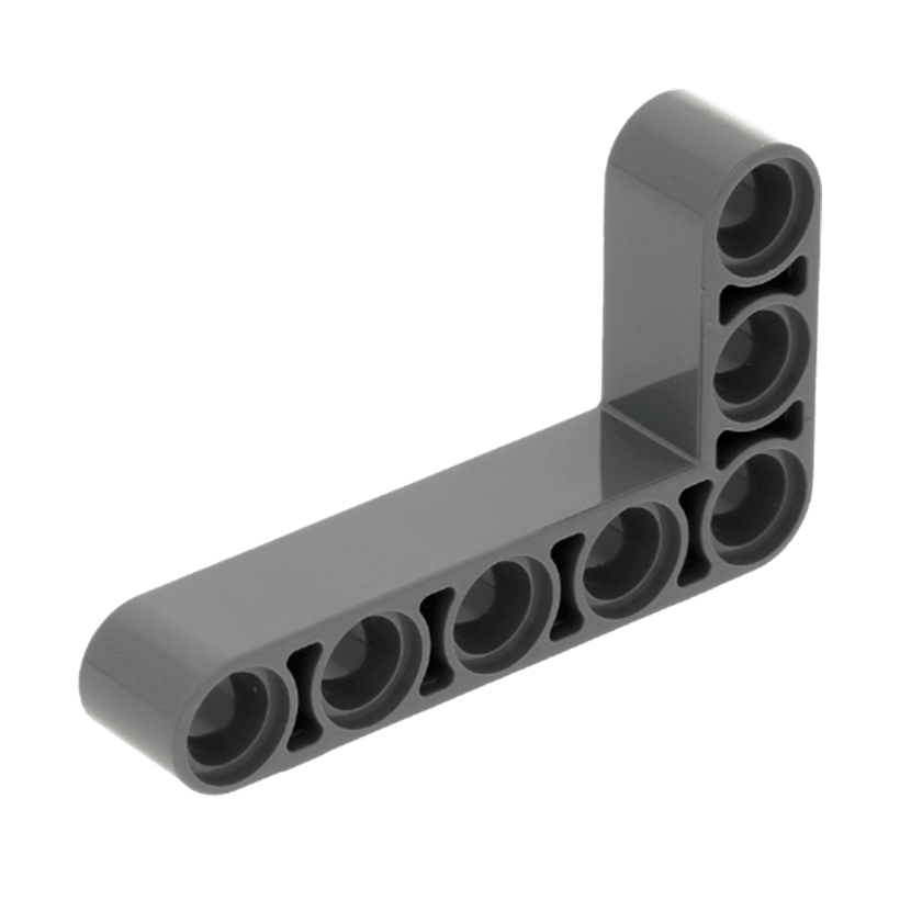 Technic 20шт Lego Балка Товста Кутова 90 3 x 5 32526 4155459 4210753 Dark Bluish Grey Б/У - Retromagaz