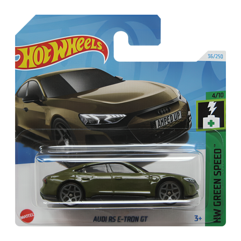 Машинка Базова Hot Wheels Audi RS E-Tron GT Green Speed 1:64 HTD38 Green - Retromagaz