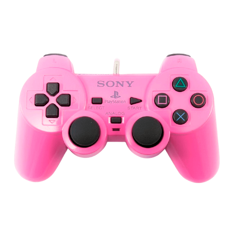 Геймпад Дротовий Sony PlayStation 2 SCPH-10010 DualShock 2 Limited Edition Pink 2.5m Б/У - Retromagaz