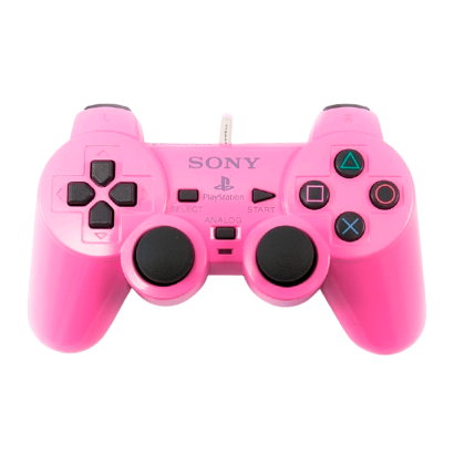 Геймпад Дротовий Sony PlayStation 2 DualShock 2 Limited Edition Pink Б/У - Retromagaz