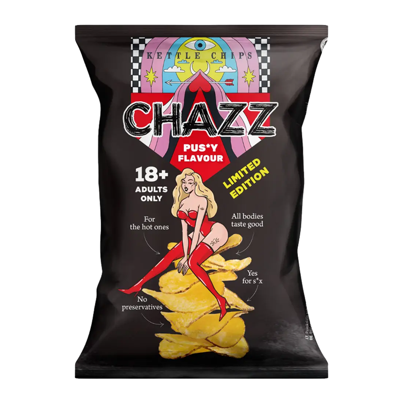 Чипси Chazz Pus*y 18+ 90g - Retromagaz