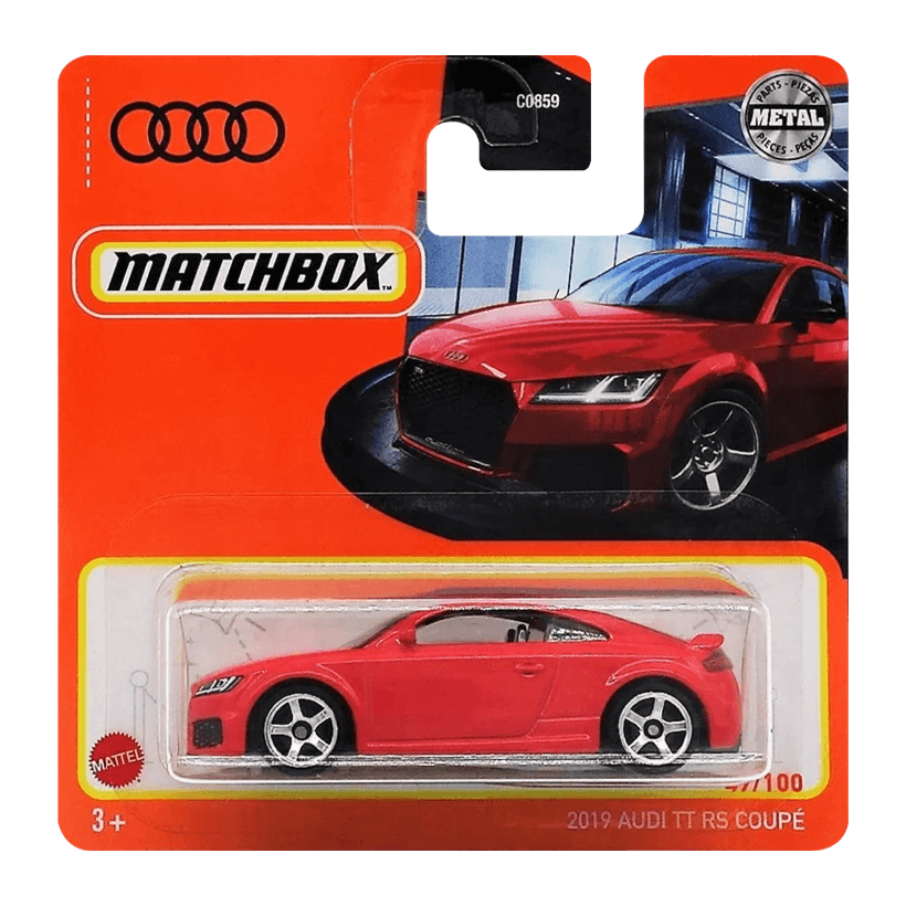 Машинка Велике Місто Matchbox Audi TT RS Coupe Showroom 1:64 HFP26/HFR62 Red - Retromagaz
