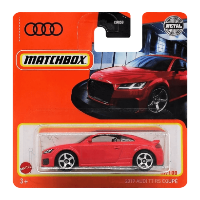 Машинка Большой Город Matchbox Audi TT RS Coupe Showroom 1:64 HFP26/HFR62 Red - Retromagaz