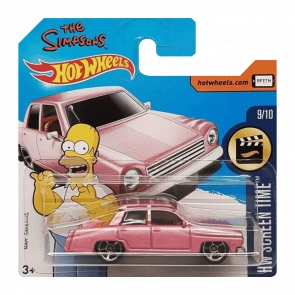 Машинка Базовая Hot Wheels The Simpsons Family Car Screen Time 1:64 DTX37 Pink