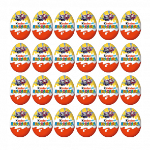 Набір Шоколадне Яйце 24шт Kinder Surprise Роботи Colorbots 20g - Retromagaz