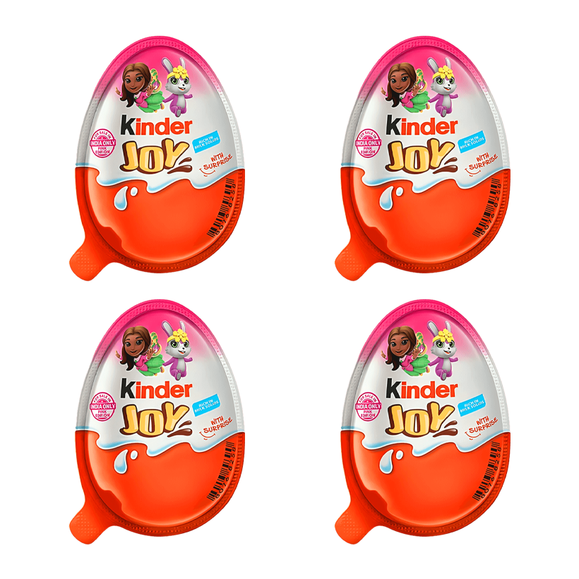 Набор Шоколадное Яйцо 4шт Kinder Joy For Girls 20g - Retromagaz