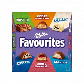 Шоколад Молочний Milka Favourites Асорті 158g - Retromagaz