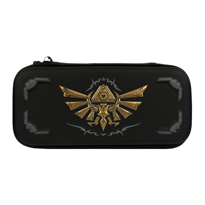 Чохол Твердий RMC Switch OLED Model The Legend of Zelda Royal Wing Crest Black Новий - Retromagaz