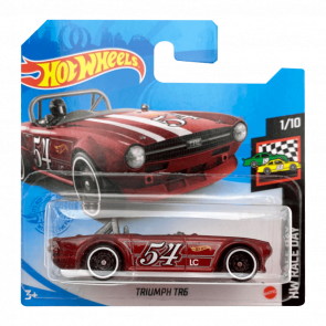 Машинка Базова Hot Wheels Triumph TR6 HW Race Day 1:64 GTB87 Red 1шт Новий - Retromagaz