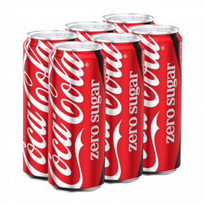 Набор Напиток 6шт Coca-Cola Zero Sugar 330ml - Retromagaz