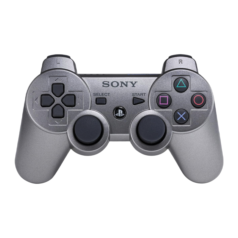 Геймпад Бездротовий Sony PlayStation 3 DualShock 3 Grey Б/У - Retromagaz