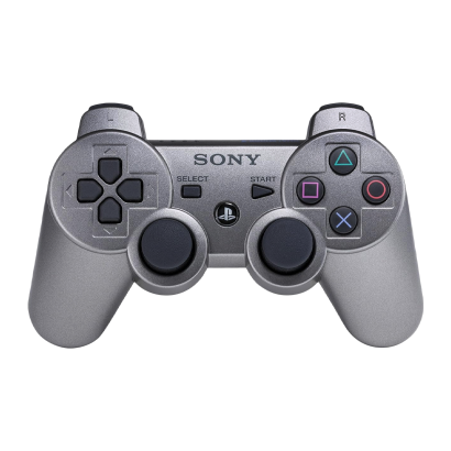 Геймпад Бездротовий Sony PlayStation 3 DualShock 3 Grey Б/У - Retromagaz