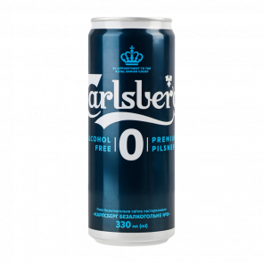 Пиво Безалкогольное Carlsberg Світле 0% 330ml