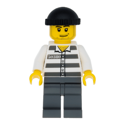 Фигурка Lego 973pb3375 Prisoner 50380 City Police cty0200 Б/У - Retromagaz