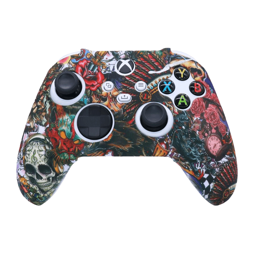 Чехол Силиконовый RMC Xbox Series Tatto Black Новый - Retromagaz