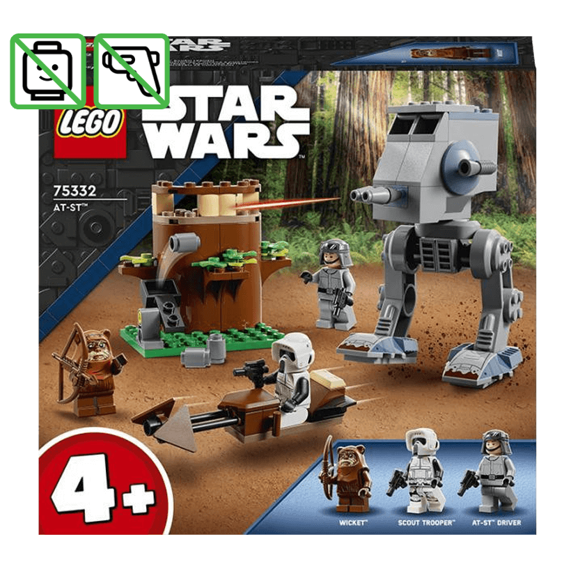 Конструктор Lego Без Фигурок AT-ST Star Wars 75332 Новый - Retromagaz