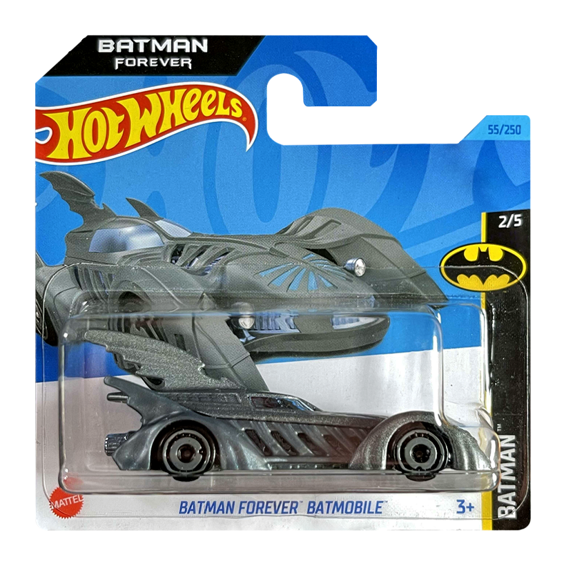 Машинка Базовая Hot Wheels Batman Forever Batmobile Batman 1:64 HKJ73 Grey - Retromagaz