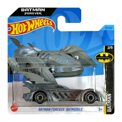 Машинка Базова Hot Wheels Batman Forever Batmobile Batman 1:64 HKJ73 Grey - Retromagaz