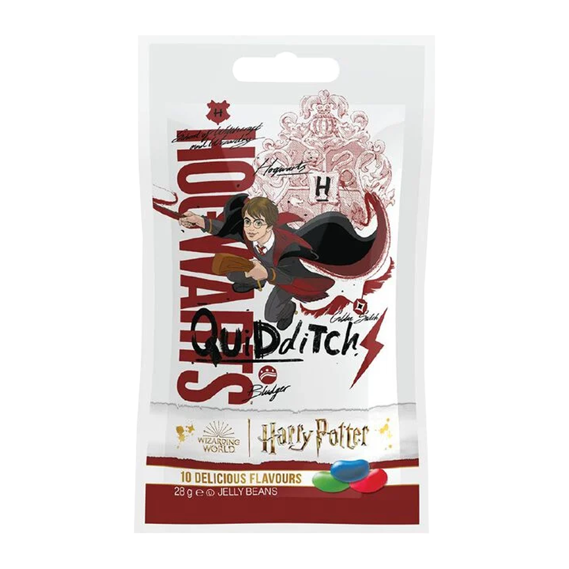 Конфеты Жевательные Jelly Belly Harry Potter Quidditch Beans 10 Good Flavours 28g - Retromagaz