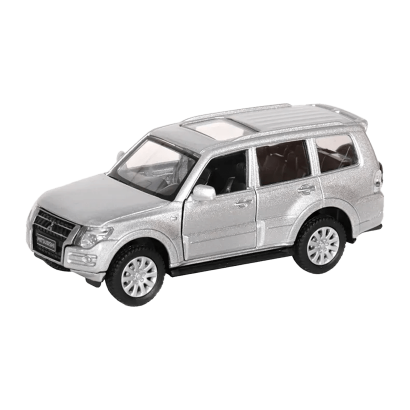 Машинка Автопром Mitsubishi Pajero 4WD Turbo 1:43 Silver - Retromagaz