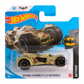 Машинка Базовая Hot Wheels DC Batman Arkham Knight Batmobile Batman 1:64 GTB54 Dark Tan 1шт Новый - Retromagaz