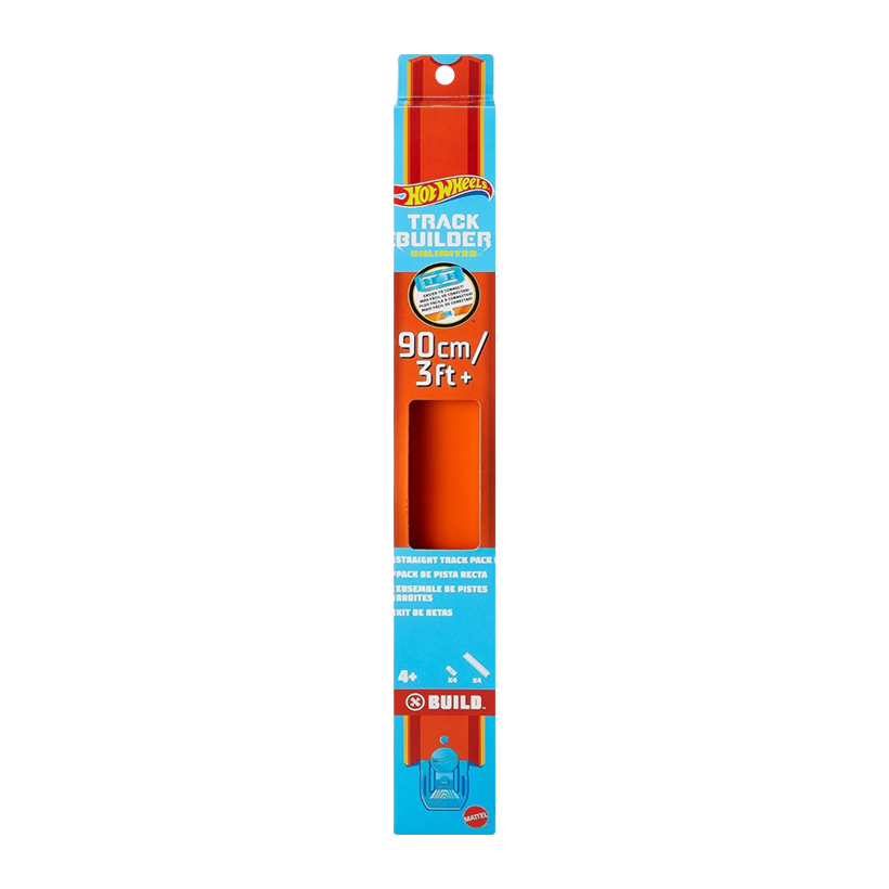 Трек 4шт Hot Wheels Додаткові Доріжки Track Builder 1:64 HFD00 Orange - Retromagaz