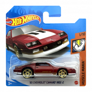 Машинка Базовая Hot Wheels '85 Chevrolet Camaro Iroc-Z Muscle Mania 1:64 GTB40 Red