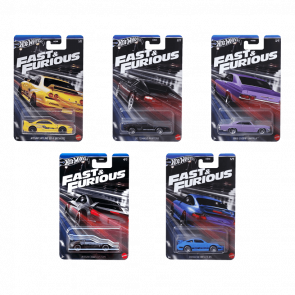 Набор Тематических Машинок Hot Wheels Fast & Furious HNR88 2024-4 5шт