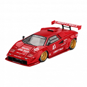 Машинка Premium MINI GT Lamborghini Countach LB-WORKS 1:64 MGT01100 Red - Retromagaz
