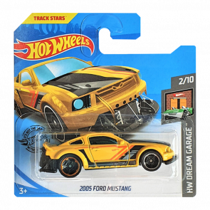 Машинка Базовая Hot Wheels 2005 Ford Mustang Dream Garage 1:64 GHC22 Yellow