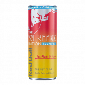 Напій Енергетичний Red Bull Winter Edition Fuji Apple & Ginger Без Цукру 250ml - Retromagaz