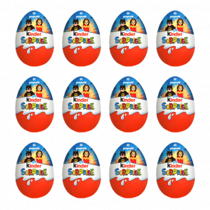 Набір Шоколадне Яйце 12шт Kinder Surprise DC x Playmobil 20g Набір Шоколадне Яйце 12шт Kinder Surprise DC x Playmobil 20g - Retromagaz