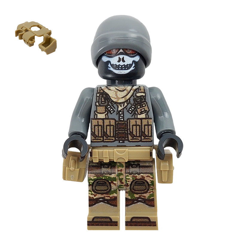 Фігурка RMC All Time Army US Army usa012 1 Новий Soldier Ghost Mask Brown Glasses - Retromagaz