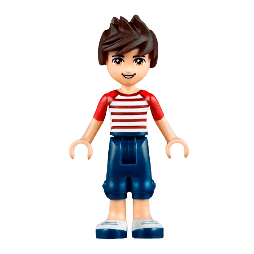 Фигурка Lego Boy Noah Dark Blue Cropped Trousers Friends frnd093 Б/У - Retromagaz