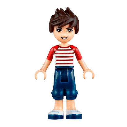 Фігурка Lego Noah Dark Blue Cropped Trousers Friends Boy frnd093 Б/У - Retromagaz