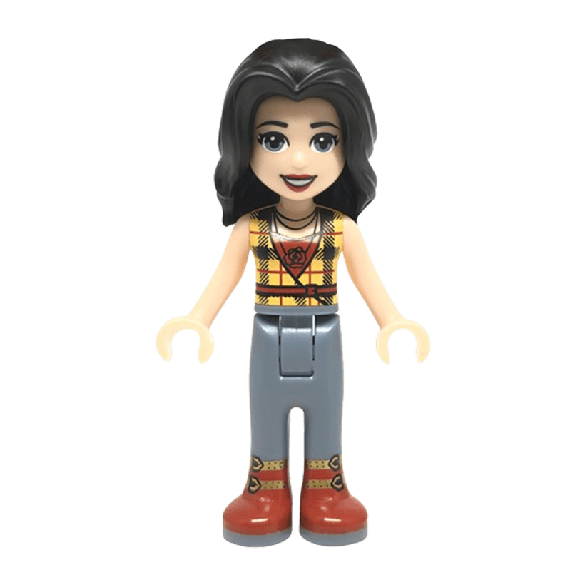 Фигурка Lego Girl Vicky Trousers with Red Boots Friends frnd299 2 Б/У - Retromagaz