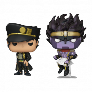 Пак Фігурок FUNKO POP! Джотаро Куджо Химерні Пригоди ДжоДжо Jotaro Kujo & Star Platinum JoJo’s Bizarre Adventure 140mm 91654 - Retromagaz