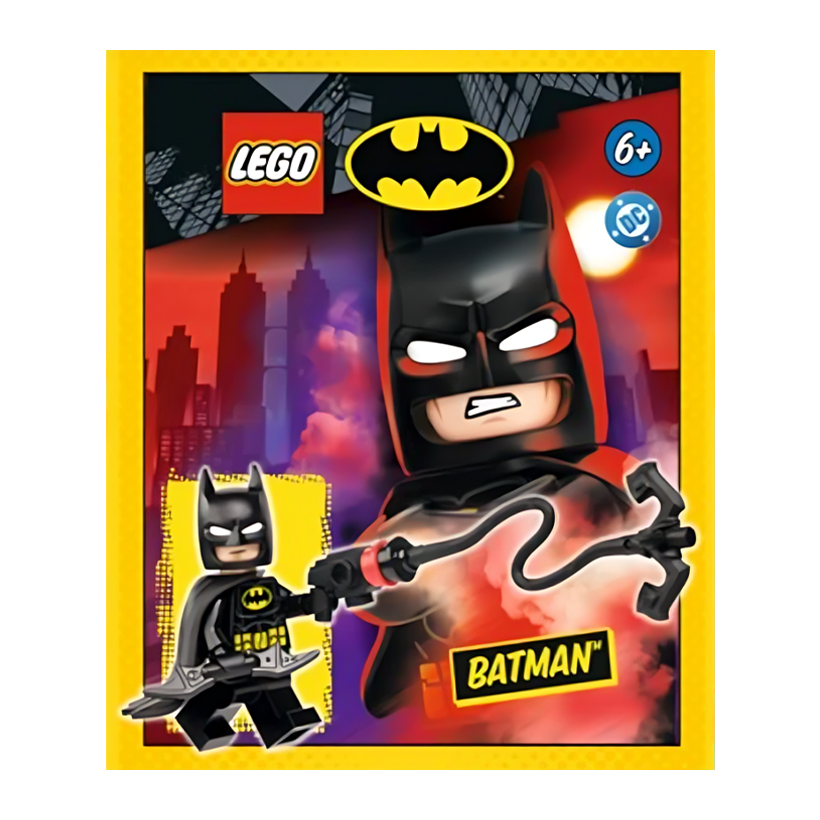 Конструктор Lego Фігурка Batman with Grappling Hook and Batarang Paper Bag Super Heroes L0002271 Новий - Retromagaz