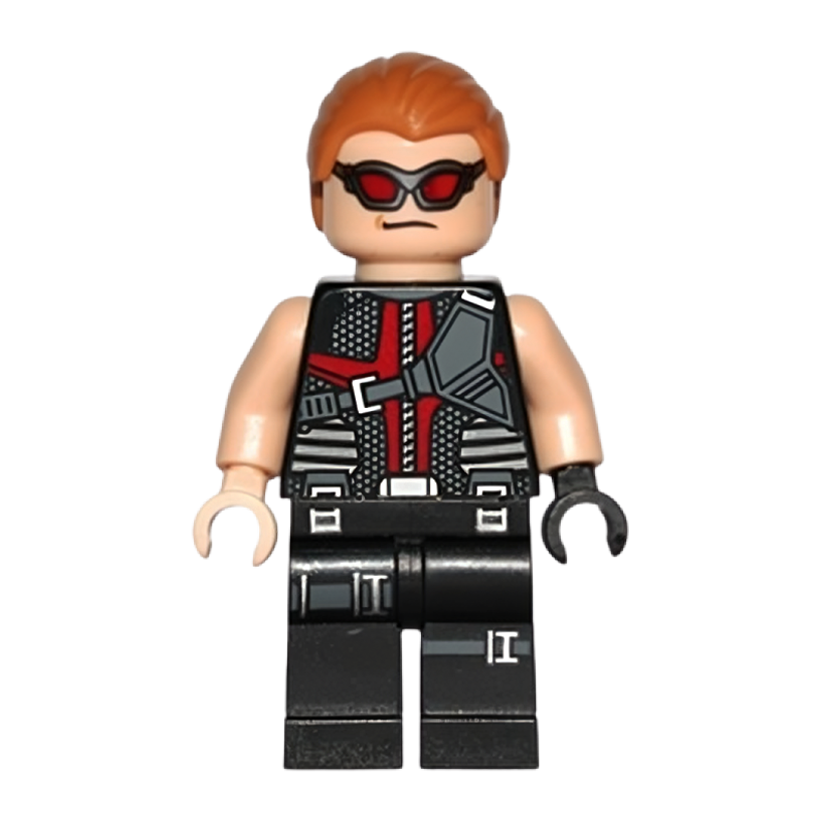 Фігурка Lego Marvel Hawkeye Black and Dark Red Suit Super Heroes sh0034 Б/У - Retromagaz