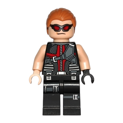 Фігурка Lego Marvel Hawkeye Black and Dark Red Suit Super Heroes sh0034 Б/У - Retromagaz