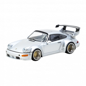 Машинка Premium Tarmac Works Porsche Porsche RWB 964 1:64 T64-037-SL Silver - Retromagaz