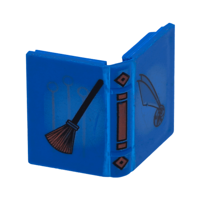 Книга Lego 2 x 3 Quidditch Broom and Golden Snitch Pattern 33009pb004 Blue Б/У - Retromagaz